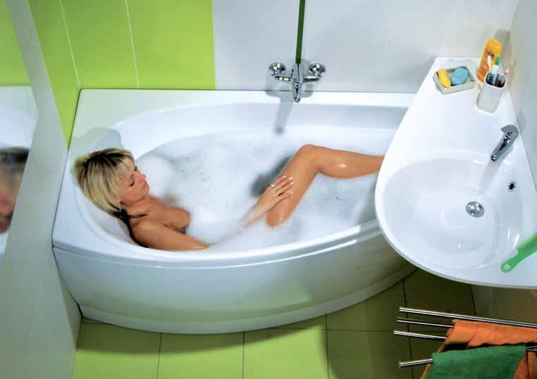 Vana Avocado od: 8 040,- Ideální pro malé koupelny 160 / 150 Avocado je vana úsporných vnějších rozměrů a unikátního designu, takže se vejde i do té nejmenší koupelny.