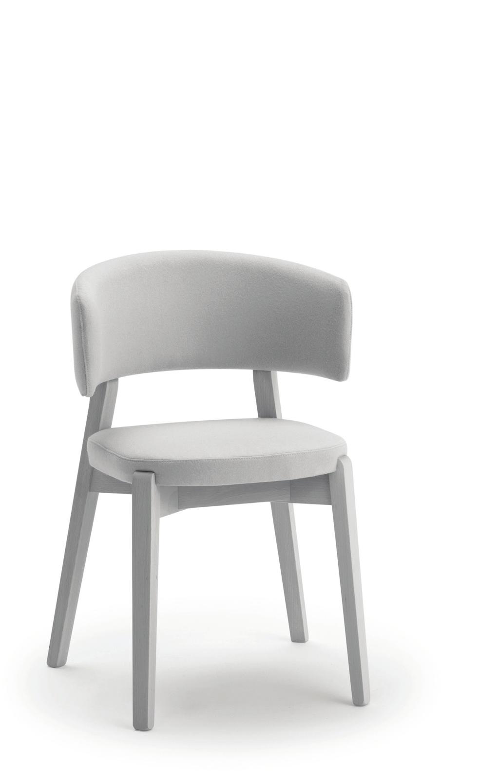 96 WAIT Židle z masivního dřeva / Solid wood chairs / Stuhl aus Massivholz Čalouněný sedák a celočalouněné tvarované /