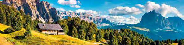 Dolomity v létě Chata DOLOMIA» Passo Fedaia Popis: Chata se nachází pod nejvyšší horou Dolomit Marmoladou, v malebném prostředí jezera Fedaia.