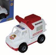 ......... 385 Kč Policejní auto Plastové policejní autíčko. Rozměr: 27 x 11,5 x 10 cm. 48 37091.