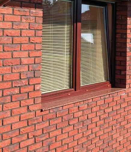 Skladba stěny s použitím lícových cihel Obvodové zdivo Tepelná izolace Maltová směs BRICK MIX