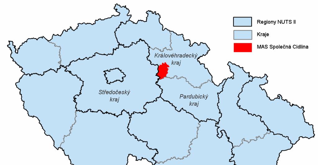 MAS SPOLEČNÁ CIDLINA Forma: občanské sdružení Vznik: 23. 3.