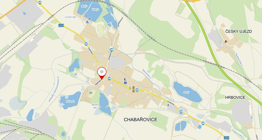 Obrázek č. 2 : Po loha předmětn é n e mov it é v ěc i Zdroj: Mapy.