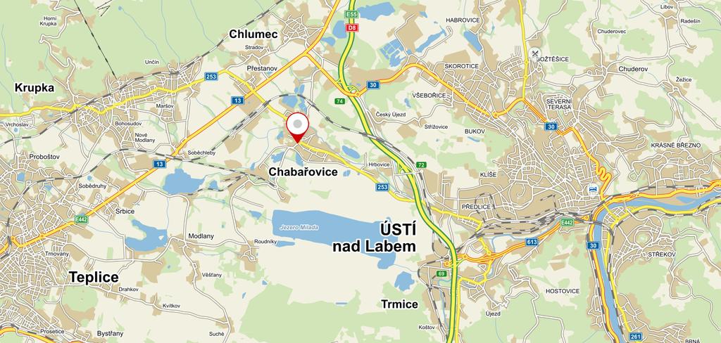 Obrázek č. 5 : Mapa porov n ávacích n e mov itý ch věcí 4 2 3 1 Zdroj: Mapy.cz Stručný přehled výše popsaných vlastností porovnávacích nemovitých věcí je uveden v tabulce níže.