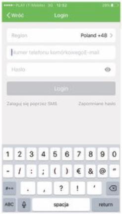 Pak stiskněte tlačítko Přihlášení přes SMS a zadejte své telefonní číslo nebo e-mailovou adresu (Obrázek 2-3), abyste získali ověřovací kód.