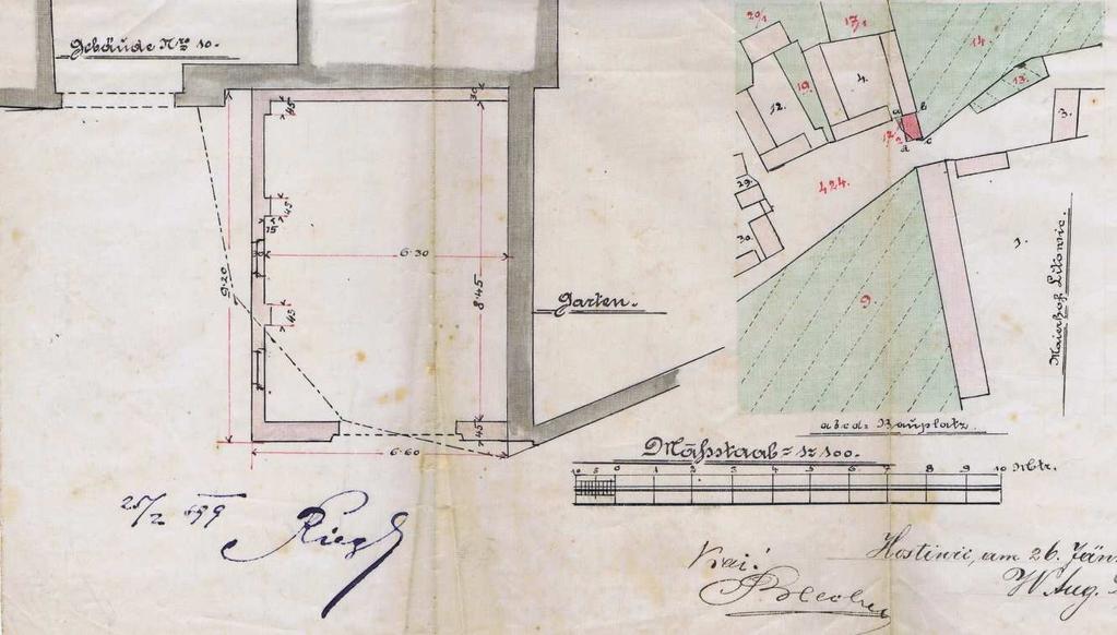 Litovice Hasičskou zbrojnici postavil v roce 1899 c. k.