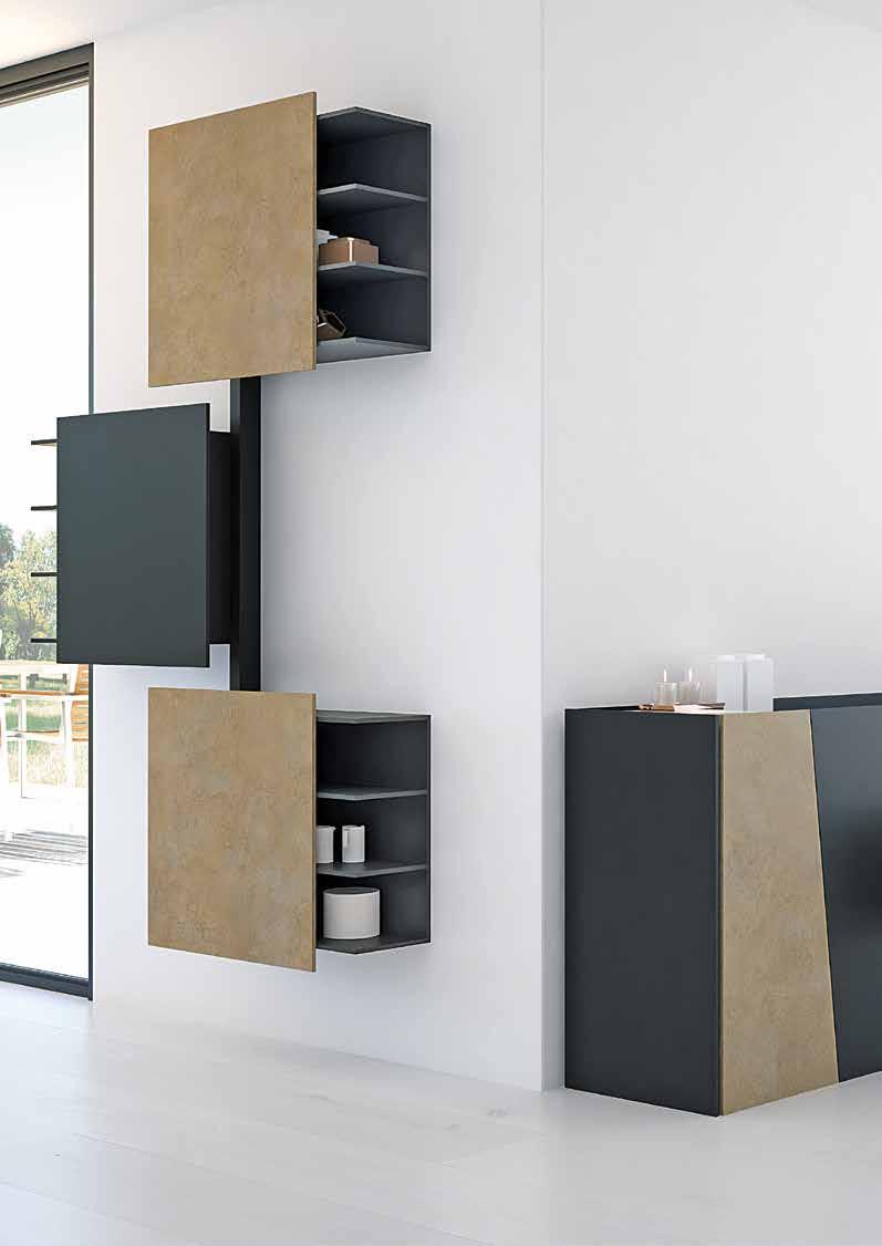 ELEGANTNÍ JÍDELNA Tenké materiály a jasné kontury dávají vyniknout designu jídelny.