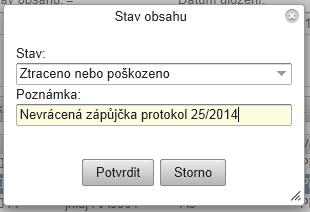 skartačnímu znaku ukládací jednotky. Skartační lhůta balíčku je delší než u samotné ukládací jednotky.