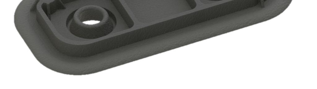Výchozím zadáním pro konstruktéra je tedy 3D model výrobku, obdržený od zákazníka a další potřebné konstrukční informace: Materiál EPDM 60 smrštění 2 % Vstřikovací stroj Engel elast 250t horizontal