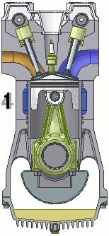 čerstvou směsí) Typy: SV (side valve)