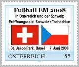 Aršíků vyšlo šestnáct se všemi účastníky EURO 2008. Jako důkaz předkládám aršík s českou reprezentací, na kterém je mužstvo Česka, které hrálo 17.