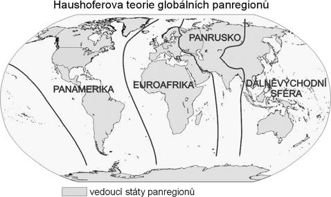 Vnitřní struktura panregionu Jádro (sever) jádru dominuje 1