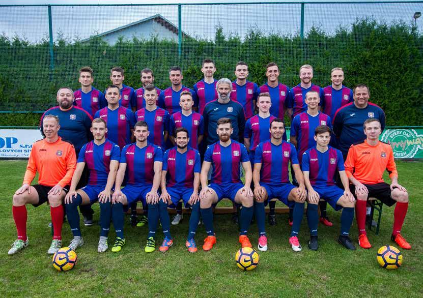 FC PŘEDNÍ KOPANINA, PŘEBOR PRAHY, PODZIM 2018 Dolní řada zleva: Jiří Švarc, Matouš Machálek, Roman Graf, Jan Řežábek, Martin Čihák, Michal Pospíšil, Matěj Svoboda, Josef Mačí.