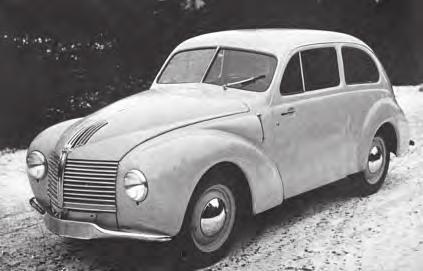 Poválečná léta 1945 1960 Československo Československo Aero Minor Během války byl v tajnosti v podniku Jawa vyvinut kompaktní automobil s dvoudobým dvouválcovým motorem a pohonem předních kol, určený