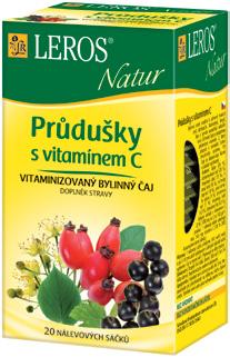 20 1,5 g LEROS NATUR průdušky s vitaminem C