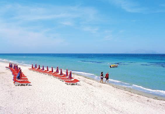 Kos - Marmari Pláž Marmari KOS - MARMARI: odlety z Prahy každé pondělí Ceník: Caravia Beach Minimální obsazenost zájezdu je 50 osob CARAVIA BEACH Osoba v pokoji Osoba na přistýlce Osoba v bungalovu