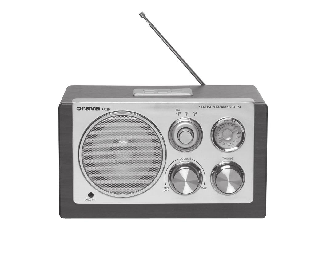 Návod k obsluze/záruka CZ RR-29 2016 ORAVA