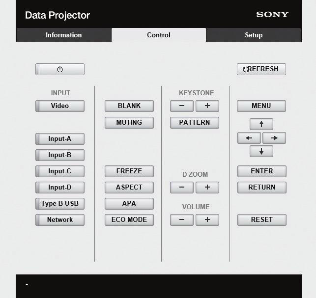 Rozlišují se velká a malá písmena abecedy. Výchozí heslo Projector nelze nastavit jako nové heslo.