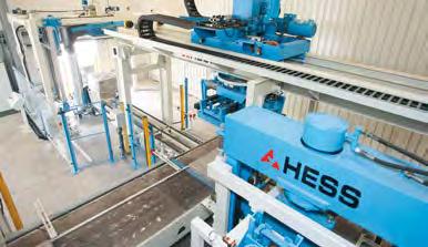 výstavba betonárny CE 45 2007 zakoupení stroje HESS MULTIMAT RH 1500-2A 2009 zakoupení druhého stroje HESS