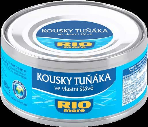 POTRAVINY KOUSKY TUŇÁKA RIO mare Kousky tuňáka 160 g.