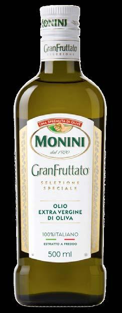 100% italský olej z oliv sklizených ještě před jejich úplným dozráním, což vytváří jeho výraznou chuť a příjemnou vůni přípomínající čerstvě posekanou trávu