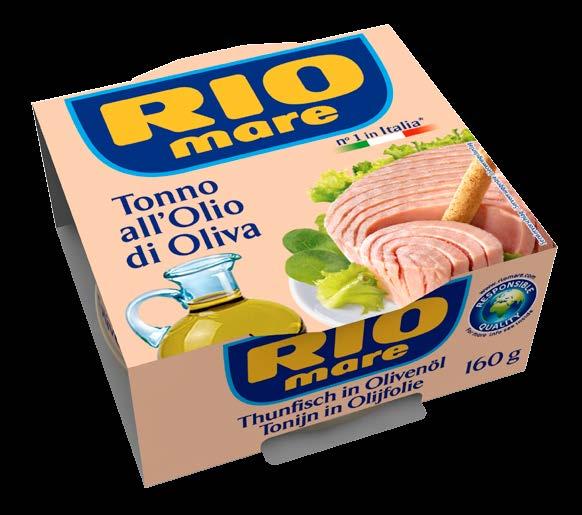 s PRAVÁ ITALSKÁ CHUŤ POTRAVINY Tuňákové výrobky RIO mare jsou spojením vysoké kvality a lahodné chuti.