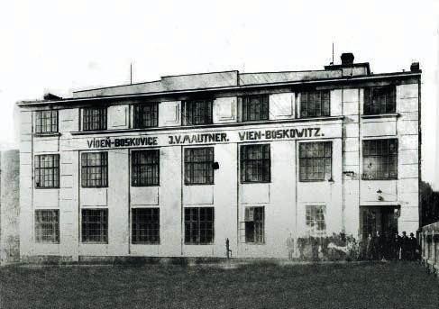 Mautner a Eltbogen, továrna na oděvy a stejnokroje, ulice dr. J. Kirchmanna 425 (Lidická) 1914 1927 duben 17.