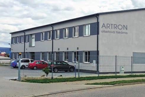 ARTRON s. r. o., Růžové náměstí 3 / Průmyslová 1 Historie tiskárny sahá do roku 1993, kdy rodinná firma zakoupila první ofsetový stroj.