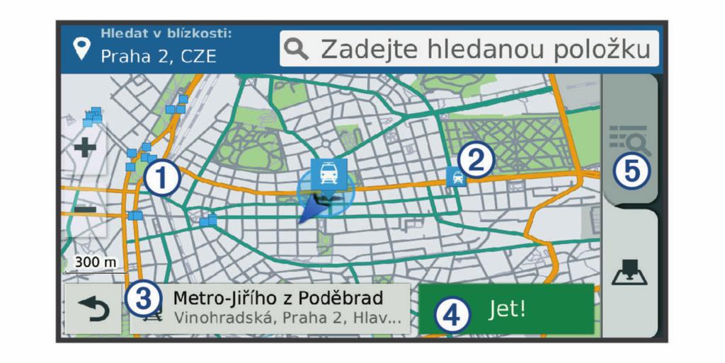 6 V případě nutnosti vyberte polohu. Hledání pozice podle kategorie 1 2 3 4 Zvolte možnost Kam vést?. Vyberte kategorii nebo možnost Kategorie. V případě potřeby vyberte podkategorii. Vyberte pozici.