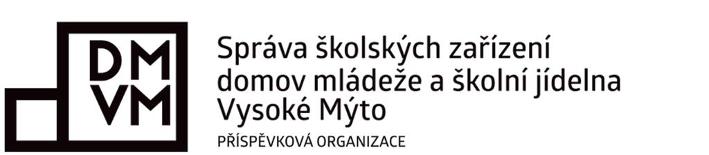 Gen. Závady 118 566 01 Vysoké Mýto www.dmvm.cz tel.: +420 465 421 777 IČ: 71294791 VNITŘNÍ ŘÁD DOMOVA MLÁDEŽE Vypracoval: Mgr. Lukáš Dejdar, ředitel organizace Pedagogická rada projednala: 12.03.