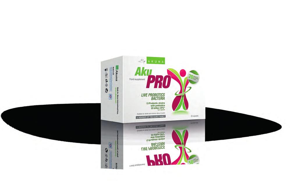 NEJÚČINNĚJŠÍ probiotika NA TRHU! PŘI POSUZOVÁNÍ KVALITY PROBIOTIK JE NEJEN DŮLEŽITÝ POČET ŽIVÝCH KULTUR, ALE I POČET PROBIOTICKÝCH KMENŮ. AKUPRO OBSAHUJÍ 13 PROBIOTICKÝCH KMENŮ.