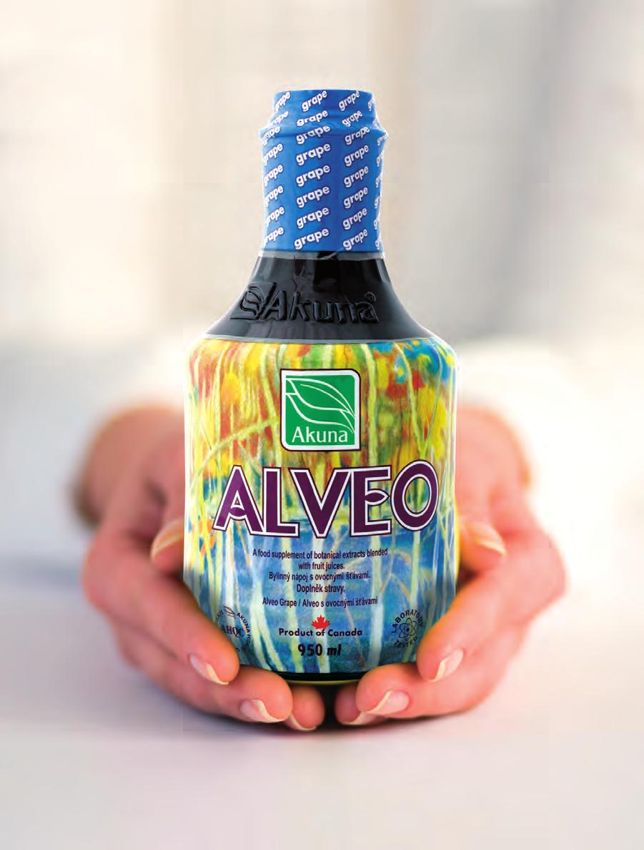 Harmonizace a detoxikace ALVEO produkt s duší bylin Harmonizační bylinné tonikum ALVEO je ideální kombinace účinných aktivních látek rostlinného původu obsažených ve směsi extraktů z 26 rostlin,
