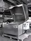 : 1970 x 1790/2090 x 1500/2425 mm Koš Ø: Užitná výška: 1293 mm 800 mm 350 kg / optional 500 kg 15,1 kw, 400 V, 50 Hz, 32 A 300 litrů 0-60 C Š x H x V uzavř./otevř.