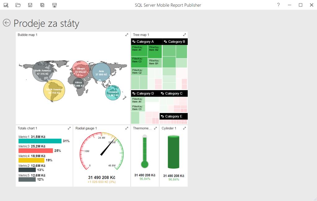 Mobile Report Publisher Preview