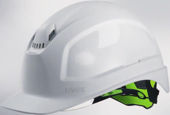 uvex pheos Mnohostranná funkčnostnost Komfort a bezpečnost: nové, lehké ochranné průmyslové přilby uvex