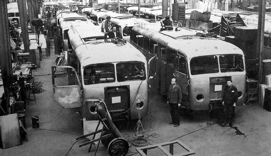 České a slovenské autobusy Výroba
