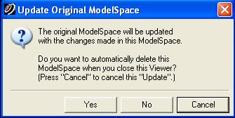 PROGRAMY ModelSpace ModelSpace je souhrn prvků, jejich geometrie a informací o jejich uspořádání. ModelSpace nelze zobrazit přímo.