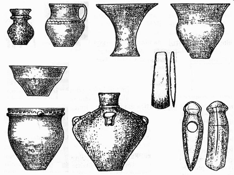 Kultura nálevkových pohárů starší eneolit časovaný do období 3 700-3 300 př.n.l. Sem patří kultura, která trvala velmi dlouho. Byla to kultura nálevkových pohárů.