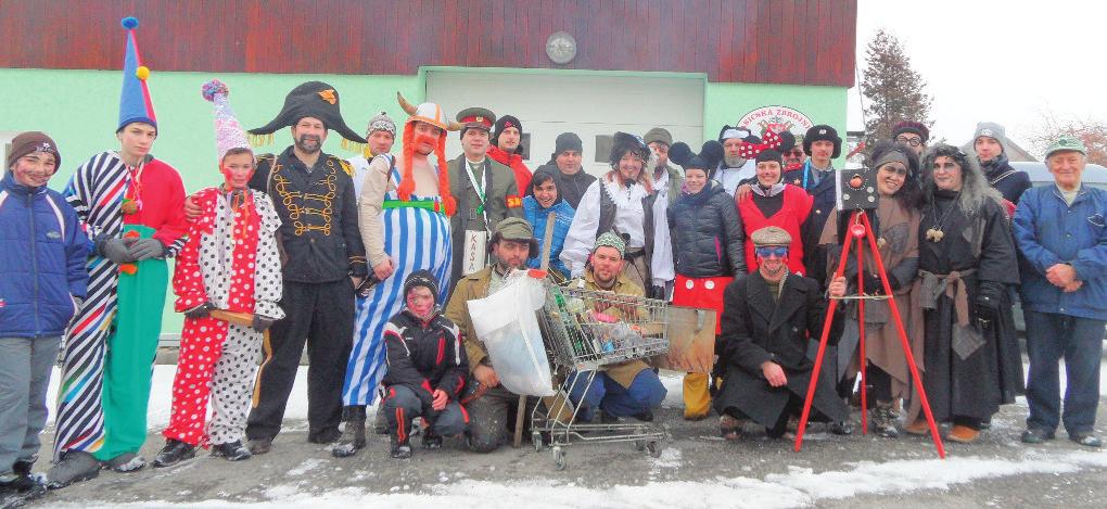 AKTUALITY ze života Čkyně duben 2018 12 Masopust 2018 Jako každoročně uspořádal SDH Dolany spolu s ostatními přáteli našeho sboru masopustní průvod v Dolanech, Spůli, Onšovicích, Horosedlech,