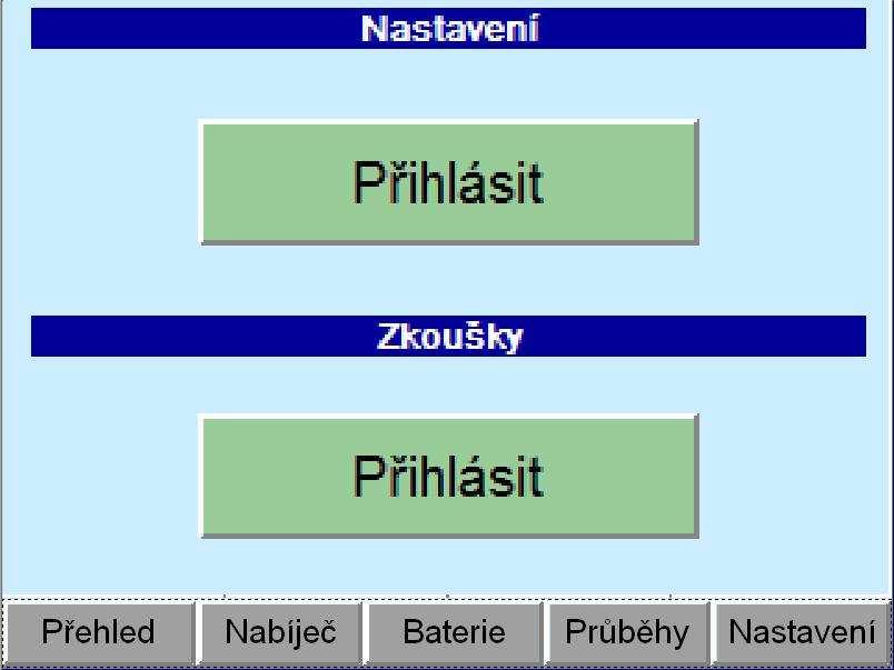 Nastavení Po celou životnost zdroje není potřeba provádět nastavování jednotlivých