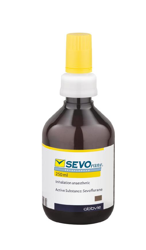 Zkrácená informace o léčivém přípravku SEVORANE. Složení: Sevofluranum 250 ml. Indikace: Úvod do celkové inhalační anestezie a její vedení u dětí i dospělých.