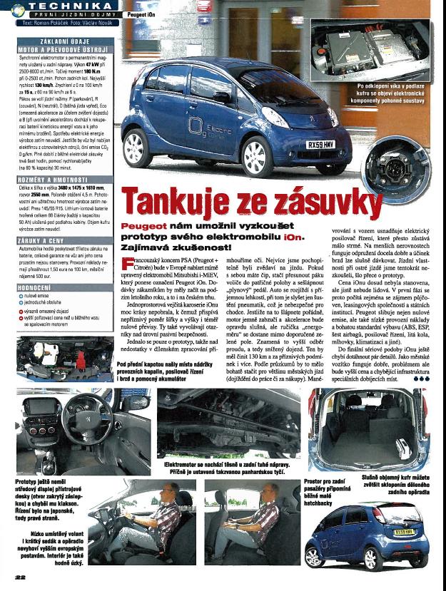 Peugeotem i0n začíná v ČR