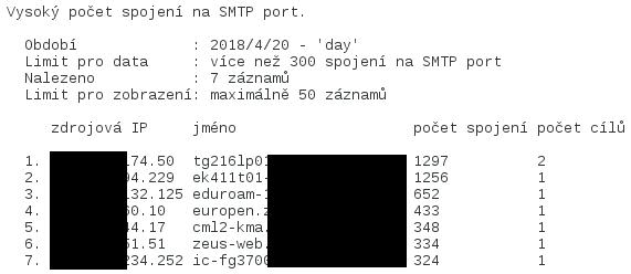 reporting) - typicky 1x za 24h (za