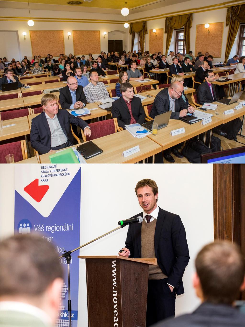 Obr. 8 Fotografie z konference Chytrý