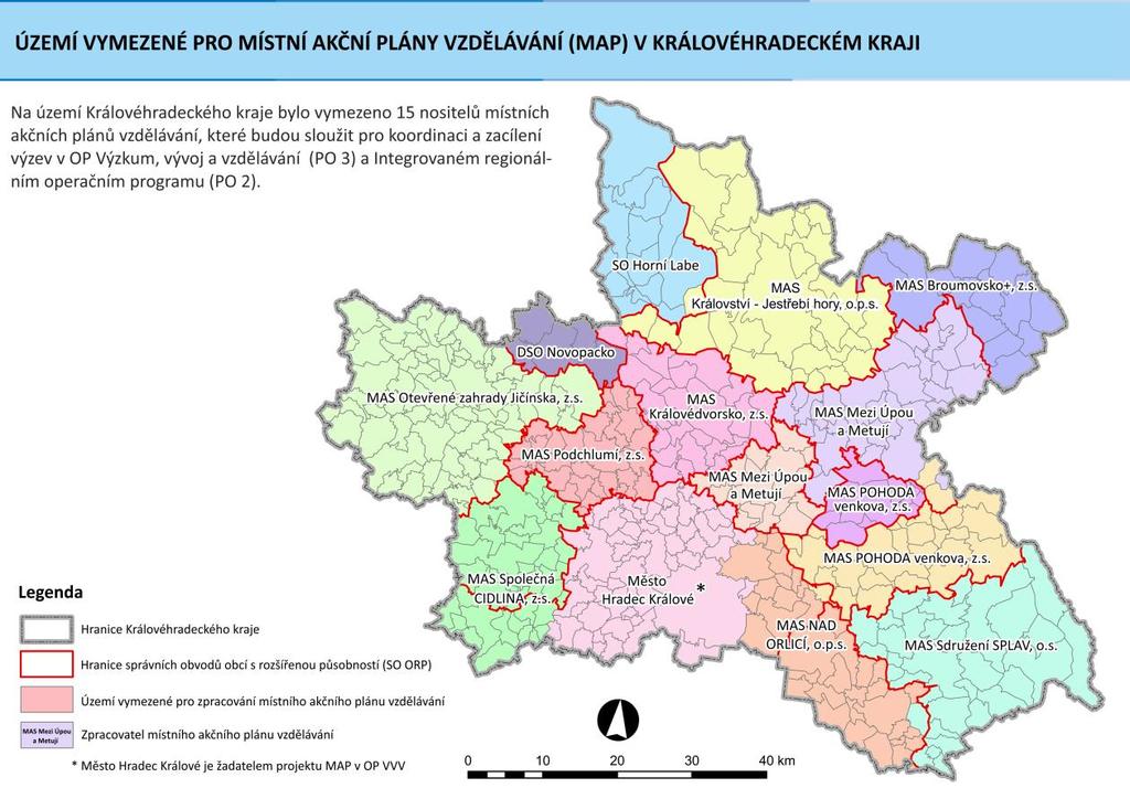 Platforma spolupráce zpracovatelů a aktérů místních akčních plánů rozvoje vzdělávání Členové sekretariátu RSK KHK se v roce 2016 zúčastnili i pravidelných setkání Platformy spolupráce zpracovatelů a