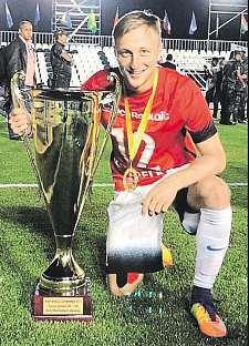 Blanensko a Vyškovsko 2. února 2018 23 Sympaťákem je opět Koudelka Fotbalista Jan Koudelka, mistr světa vmalém fotbalu,mávetřetí lize nové angažmá. Vyškov vyměnil za Prostějov, kde se pokusí opostup.