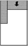 Jednotlivé základní elementy 106-109 cm 105 x 178-181 cm 105 x 178-181 cm 140 x 178-181 cm 140 x 178-181 cm 107-110 x 213-216 cm 107-110 x 213-216 cm Spitz-Ecke klein LAL LAR LAL groß