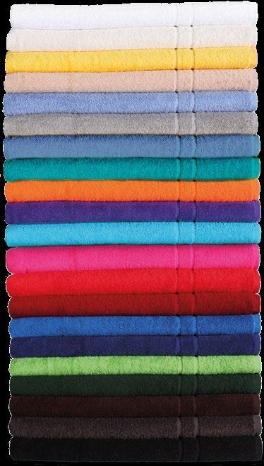 g/m 2 / bathmat 700 g/m 2 ) výška / height 400 g/m 2 šířka / width Základní řada s nejširší barevnou škálou na trhu, která
