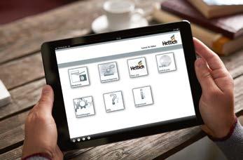 Der Onlinekatalog Online catalogue Le catalogue en ligne Internetový ekatalog In unserem Onlinekatalog können Sie sich rund um die Uhr über Hettich Produkte informieren, Ihre Artikelauswahl gleich