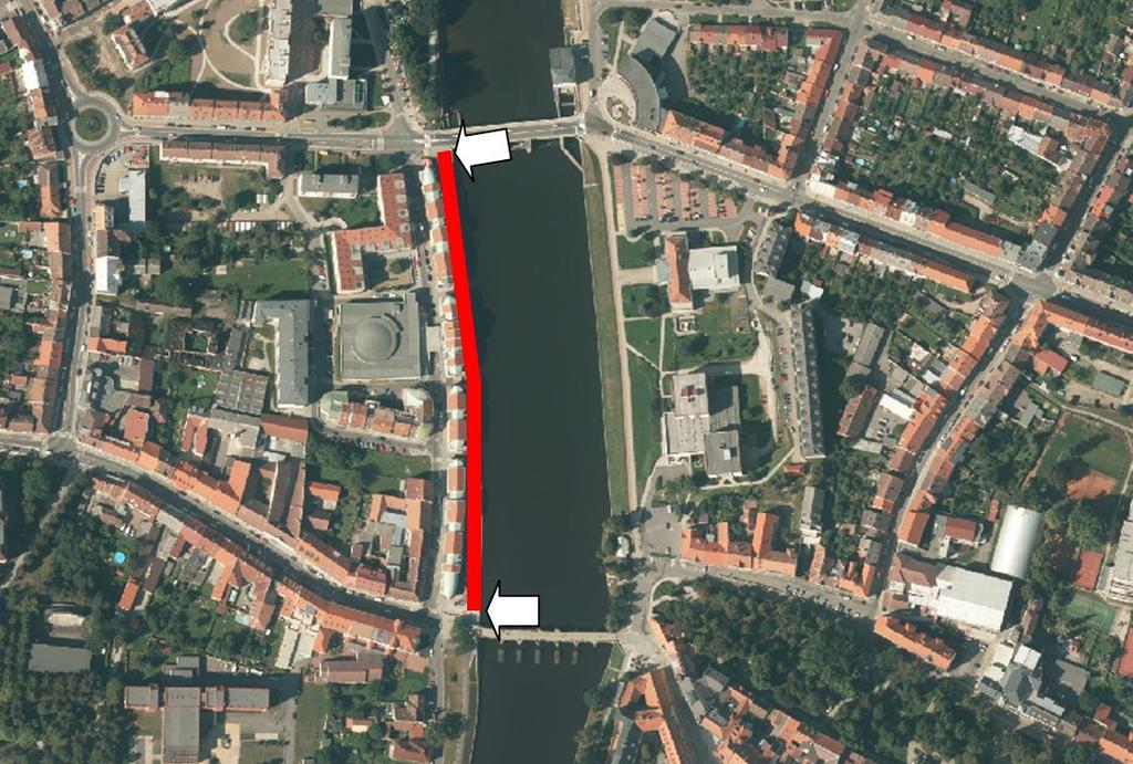 : Pojmenování nábřeží při levém břehu Otavy (mezi Kamenným a Novým